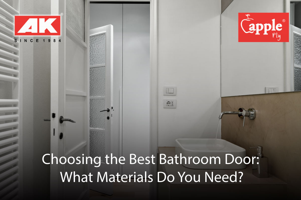 Choosing the Best Bathroom Door What Materials Do You Need?