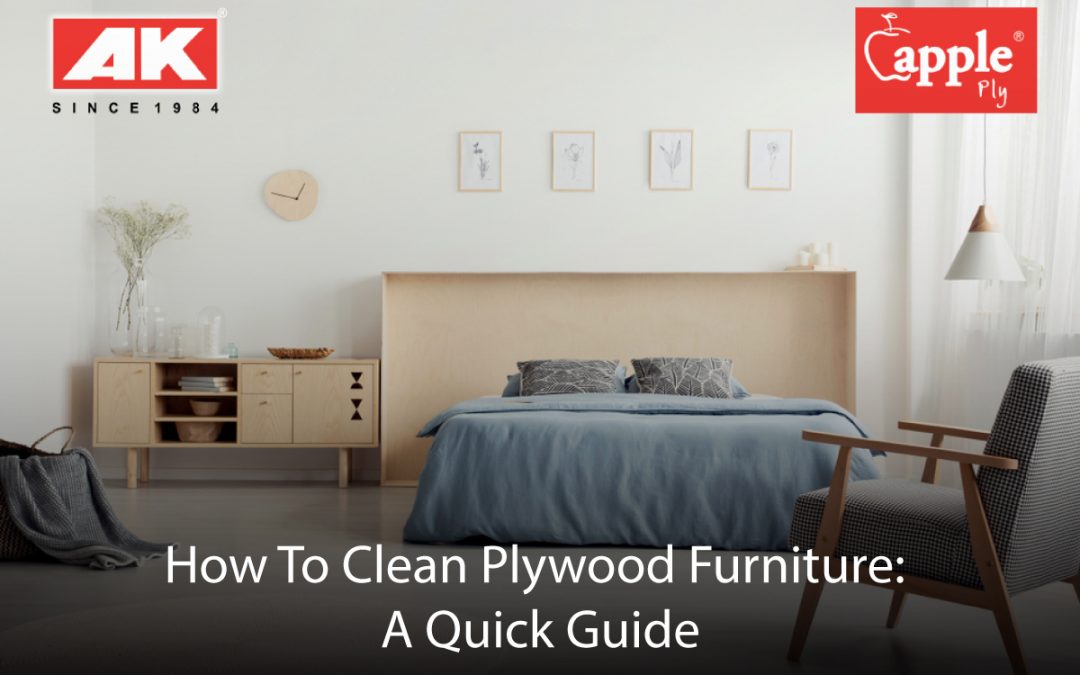 how to clean plywood furniture