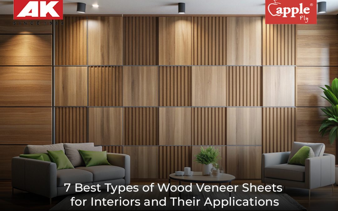 7 Best Types of Wood Veneer Sheets for Interiors and Their Applications