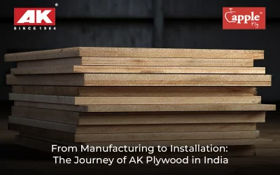 From Manufacturing to Installation: The Journey of AK Apple Plywood in India