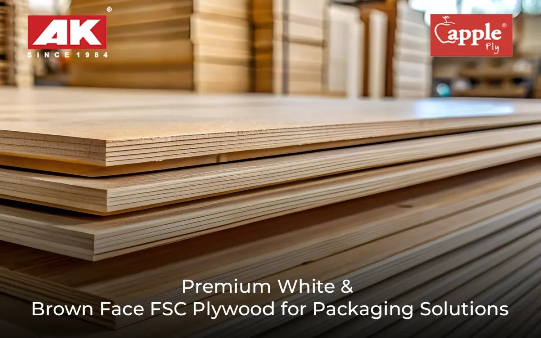Premium White & Brown Face FSC Plywood for Packaging Solutions