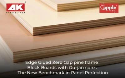 Edge-Glued Zero Gap Pine Frame Block Boards with Gurjan Core. The New Benchmark in Panel Perfection