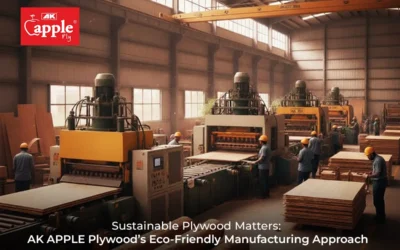 Sustainable Plywood in India Matters: AK Apple Ply’s Eco-Friendly Manufacturing Approach