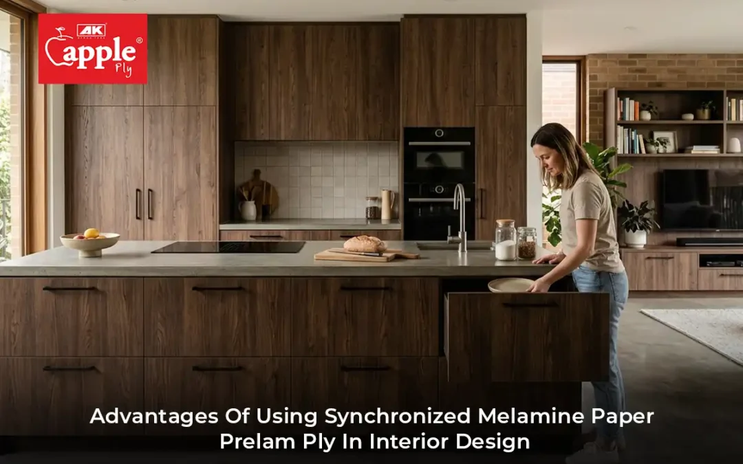 advantages of using synchronized melamine paper prelam ply in interior design
